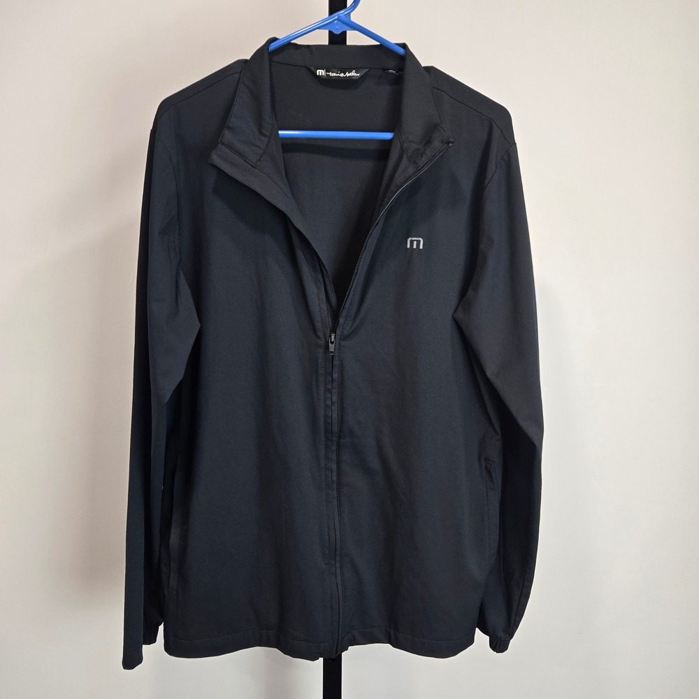 TravisMathew Mens Phoenix‎ Suns Full Zip Jacket Black Medium Active Performance